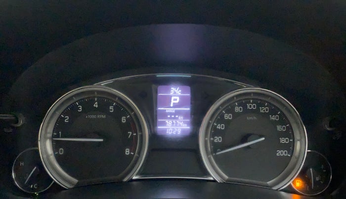 2017 Maruti Ciaz DELTA 1.4 AT PETROL, Petrol, Automatic, 78,774 km, Odometer Image