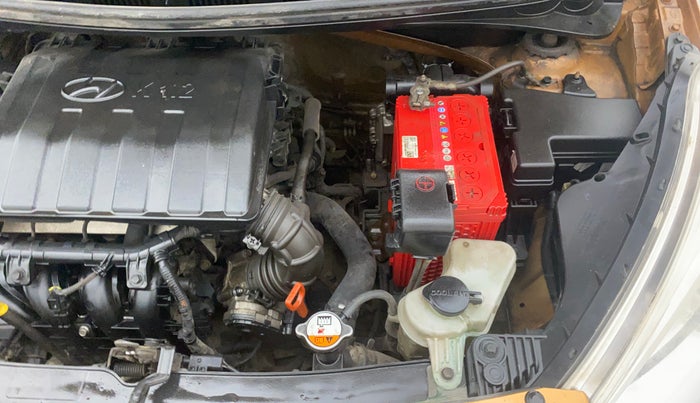 2014 Hyundai Grand i10 ASTA AT 1.2 KAPPA VTVT, Petrol, Automatic, 1,40,874 km, Engine View - Left