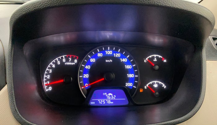 2019 Hyundai Xcent S 1.2, Petrol, Manual, 72,577 km, Odometer Image