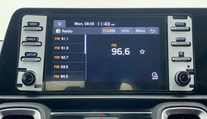 2021 KIA SONET HTK PLUS 1.5, Diesel, Manual, 25,438 km, Infotainment System