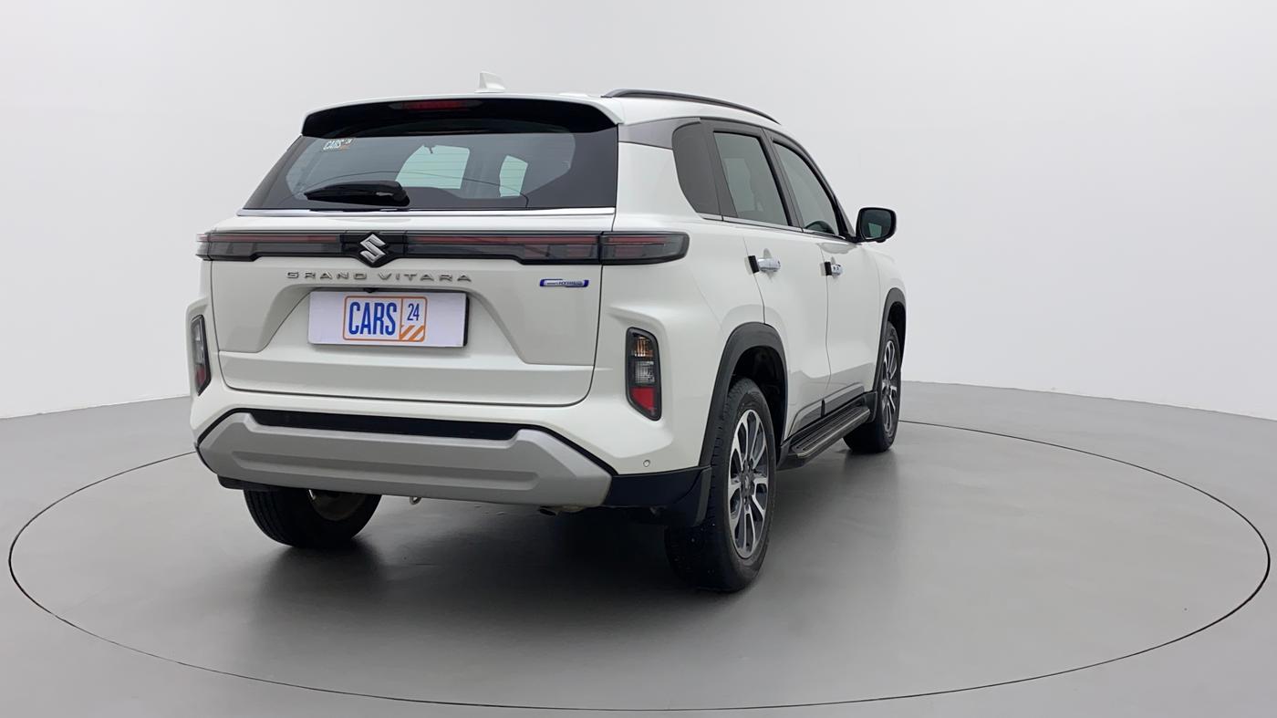 2023 Maruti Grand Vitara ALPHA SMART HYBRID, Petrol, Manual, 8,577 km, Right Back Diagonal