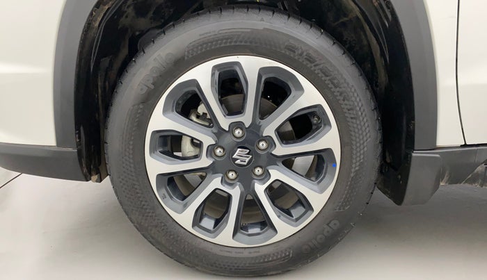2023 Maruti Grand Vitara ALPHA SMART HYBRID, Petrol, Manual, 8,577 km, Left Front Wheel