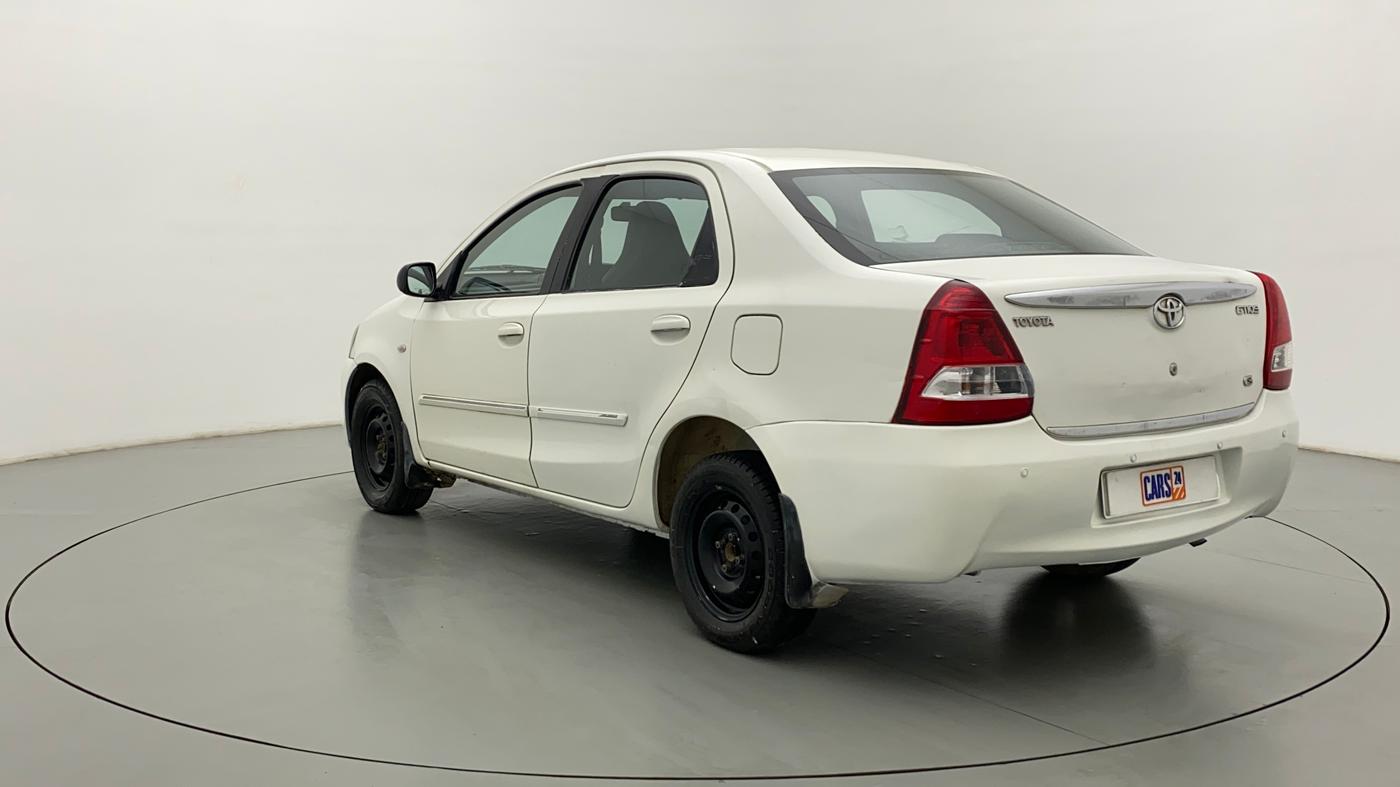 2011 Toyota Etios G, Petrol, Manual, 80,532 km, Left Back Diagonal