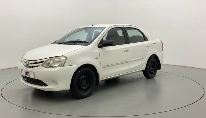 2011 Toyota Etios G, Petrol, Manual, 80,532 km, Left Front Diagonal