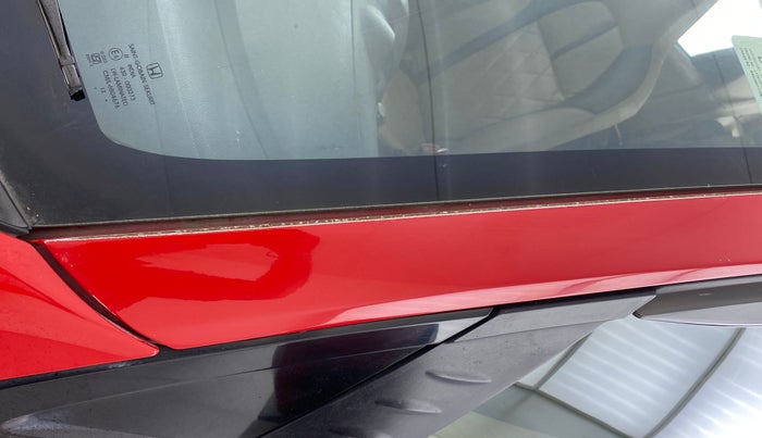 2013 Honda Brio 1.2 S MT I VTEC, Petrol, Manual, 50,574 km, Left A pillar - Paint is slightly faded