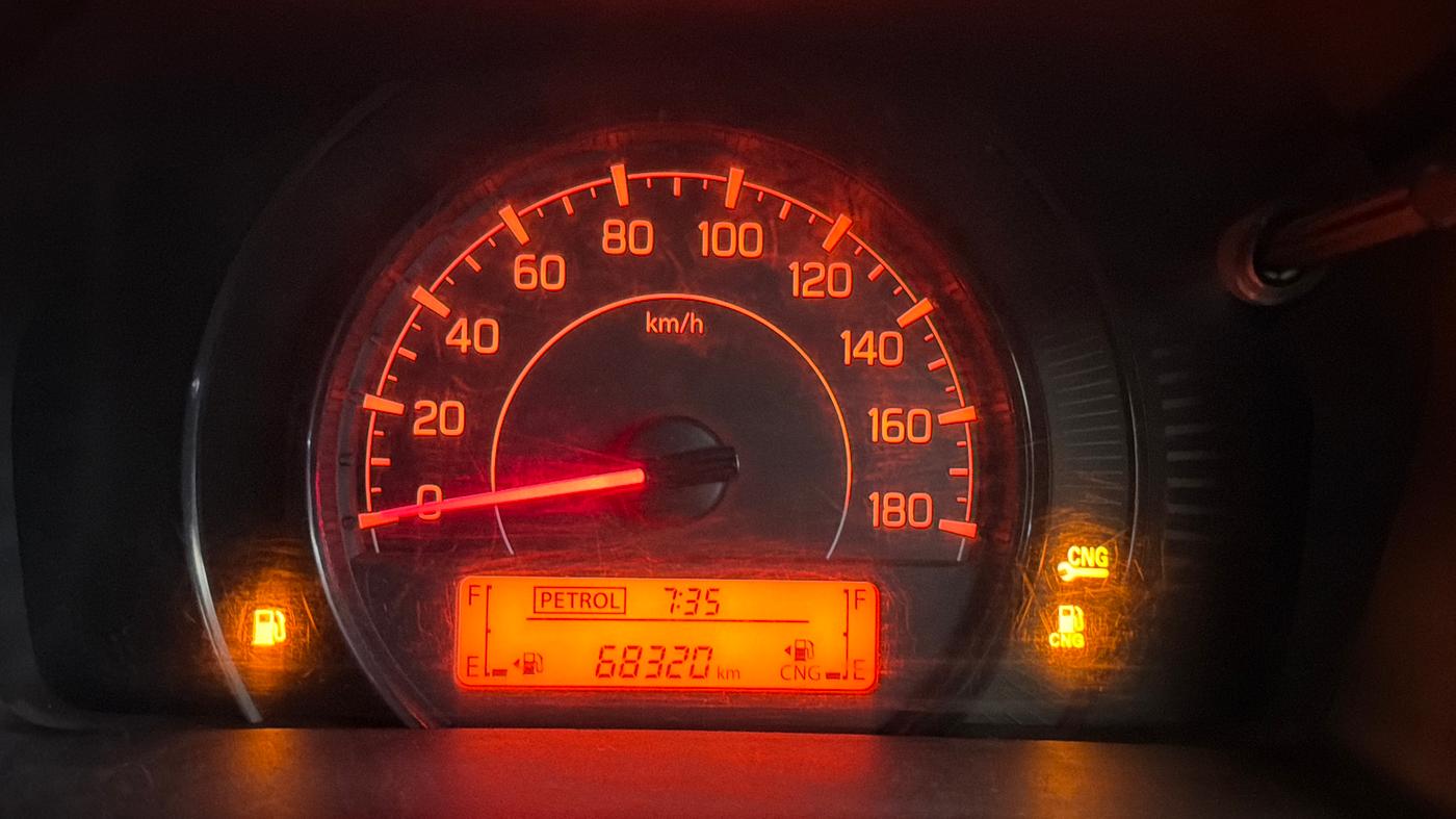 2019 Maruti New Wagon-R LXI CNG 1.0, CNG, Manual, 68,320 km, Odometer Image