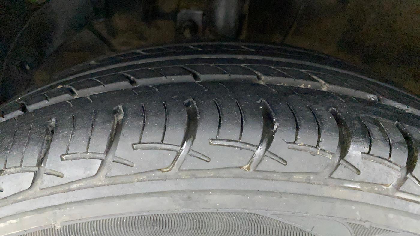 2019 Maruti Baleno DELTA 1.2 K12, Petrol, Manual, 47,052 km, Left Front Tyre Tread