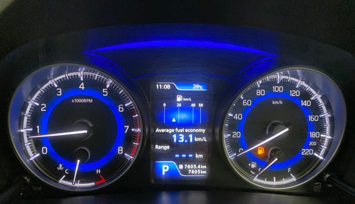 2021 Maruti Baleno ZETA CVT PETROL 1.2, Petrol, Automatic, 7,605 km, Odometer Image