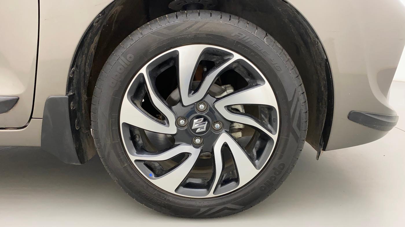2021 Maruti Baleno ZETA CVT PETROL 1.2, Petrol, Automatic, 7,605 km, Right Front Wheel
