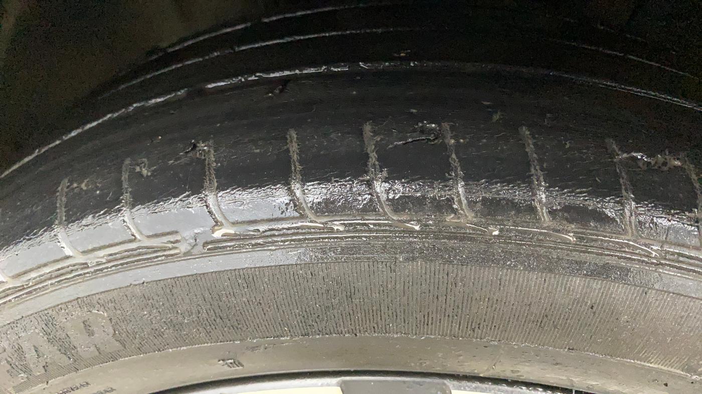 2021 Tata Tiago XZA PLUS PETROL, Petrol, Automatic, 50,253 km, Left Front Tyre Tread