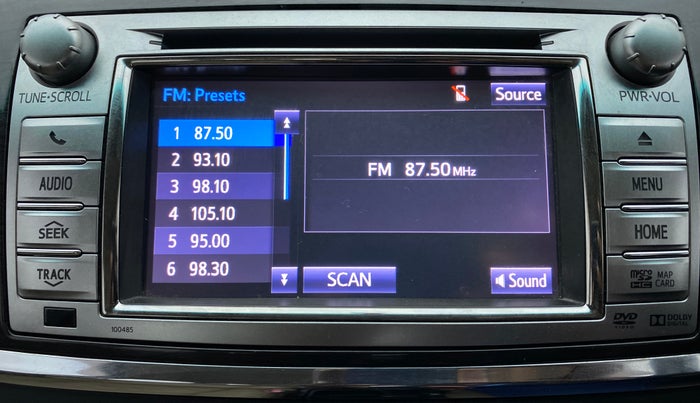 2015 Toyota Fortuner 3.0 4X2 MT, Diesel, Manual, 36,467 km, Touchscreen Infotainment System