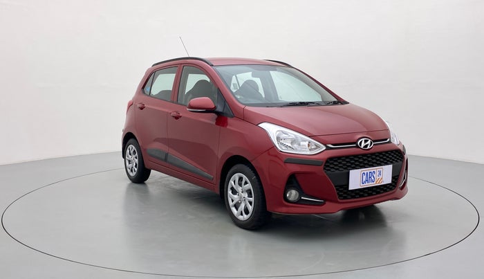 2018 Hyundai Grand i10 SPORTZ 1.2 KAPPA VTVT, Petrol, Manual, 10,712 km, Right Front Diagonal