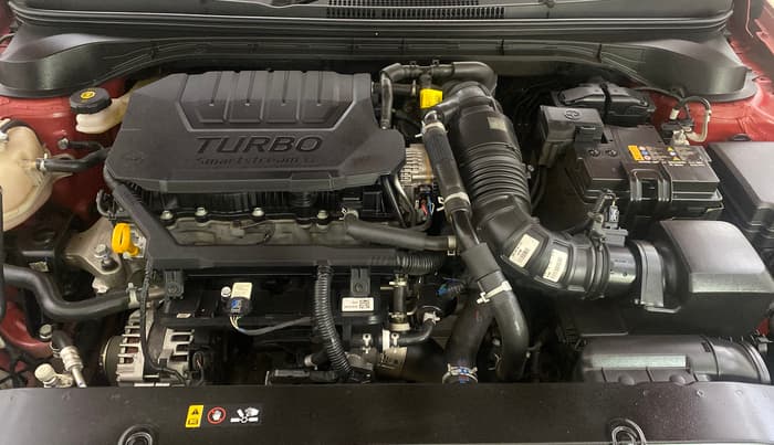 2023 Hyundai Verna SX (O) 1.5 TURBO DCT DUAL TONE, Petrol, Automatic, 29,856 km, Engine View