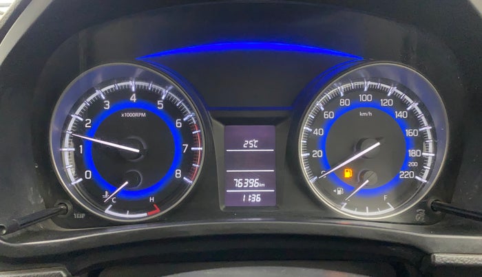 2020 Maruti Baleno DELTA PETROL 1.2, Petrol, Manual, 76,354 km, Odometer Image
