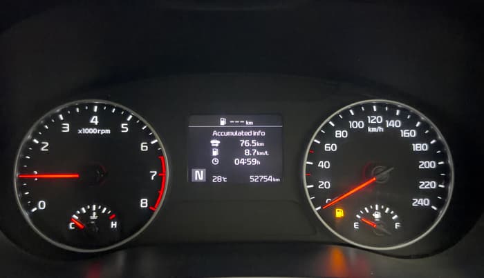 2023 KIA SELTOS HTK PLUS 1.5 IMT, Petrol, Manual, 52,754 km, Odometer Image