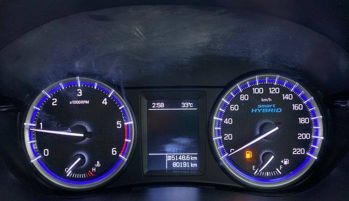 2018 Maruti S Cross ZETA 1.3 SHVS, Diesel, Manual, 80,849 km, Odometer Image