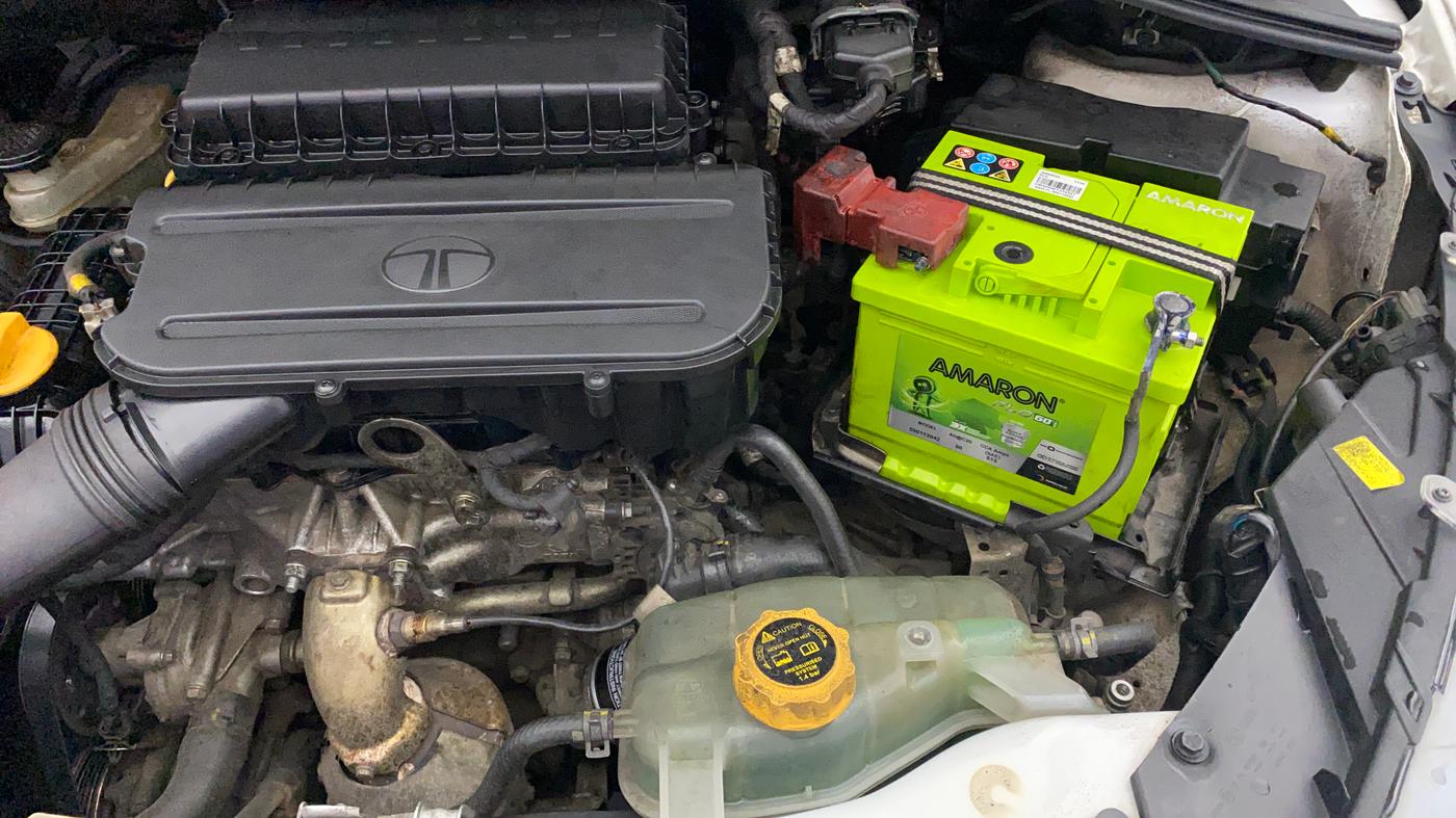 2022 Tata TIGOR XZ PLUS CNG, CNG, Manual, 84,798 km, Engine View - Left