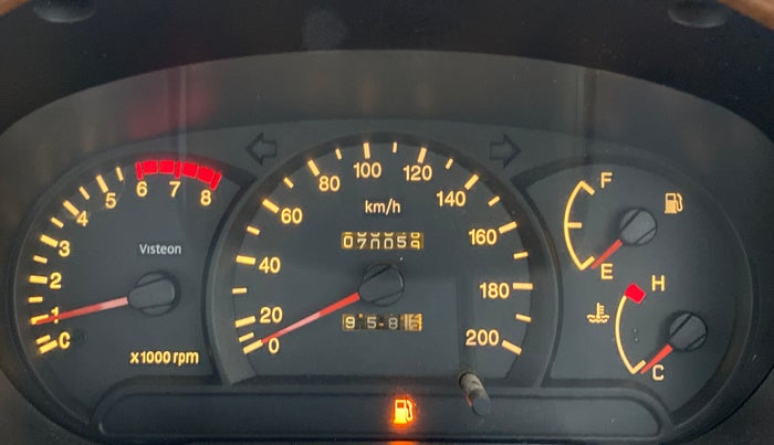 2011 Hyundai Accent EXECUTIVE, Petrol, Manual, 70,123 km, Odometer Image