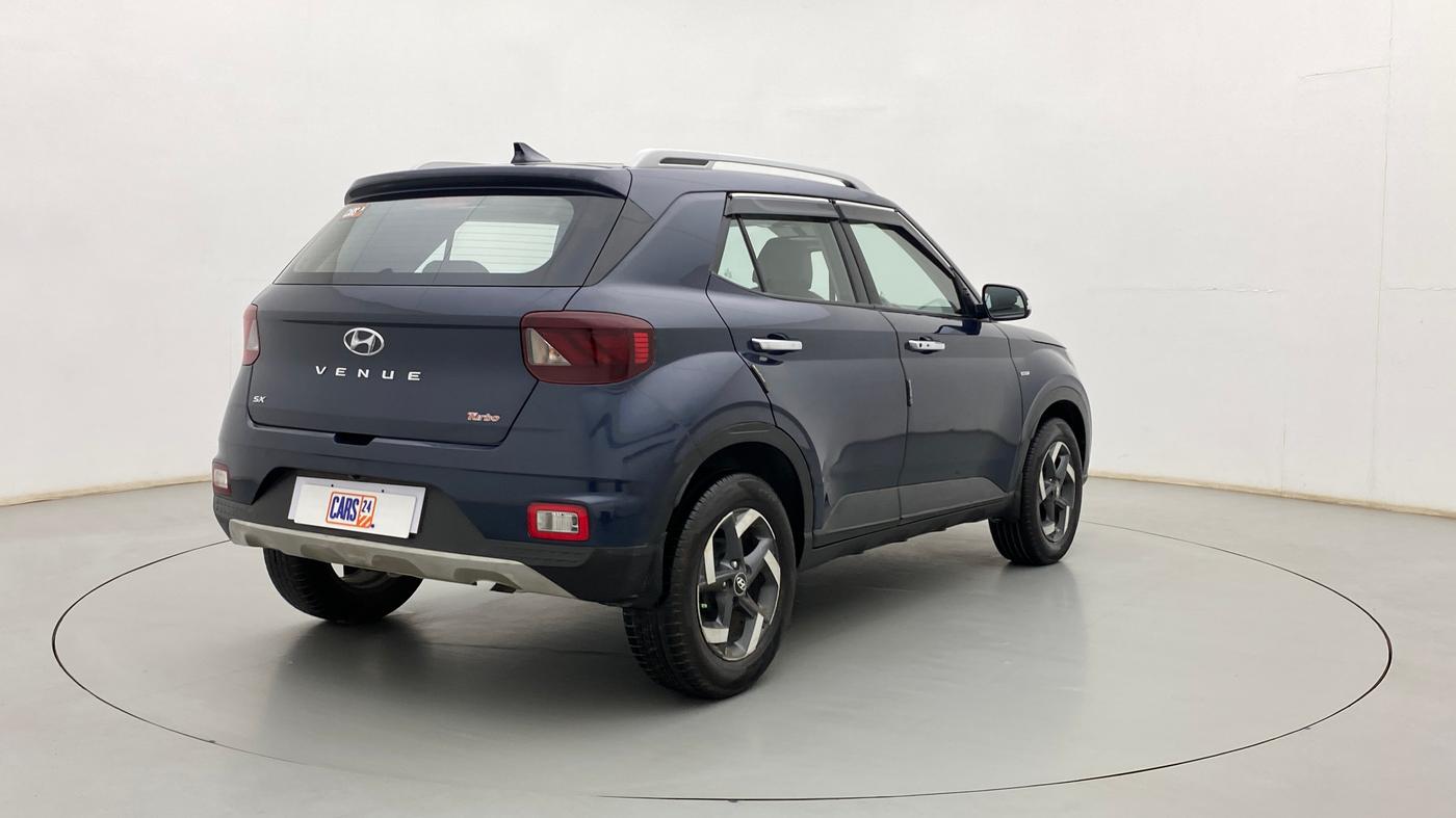 2019 Hyundai VENUE SX PLUS 1.0 TURBO DCT, Petrol, Automatic, 54,502 km, Right Back Diagonal