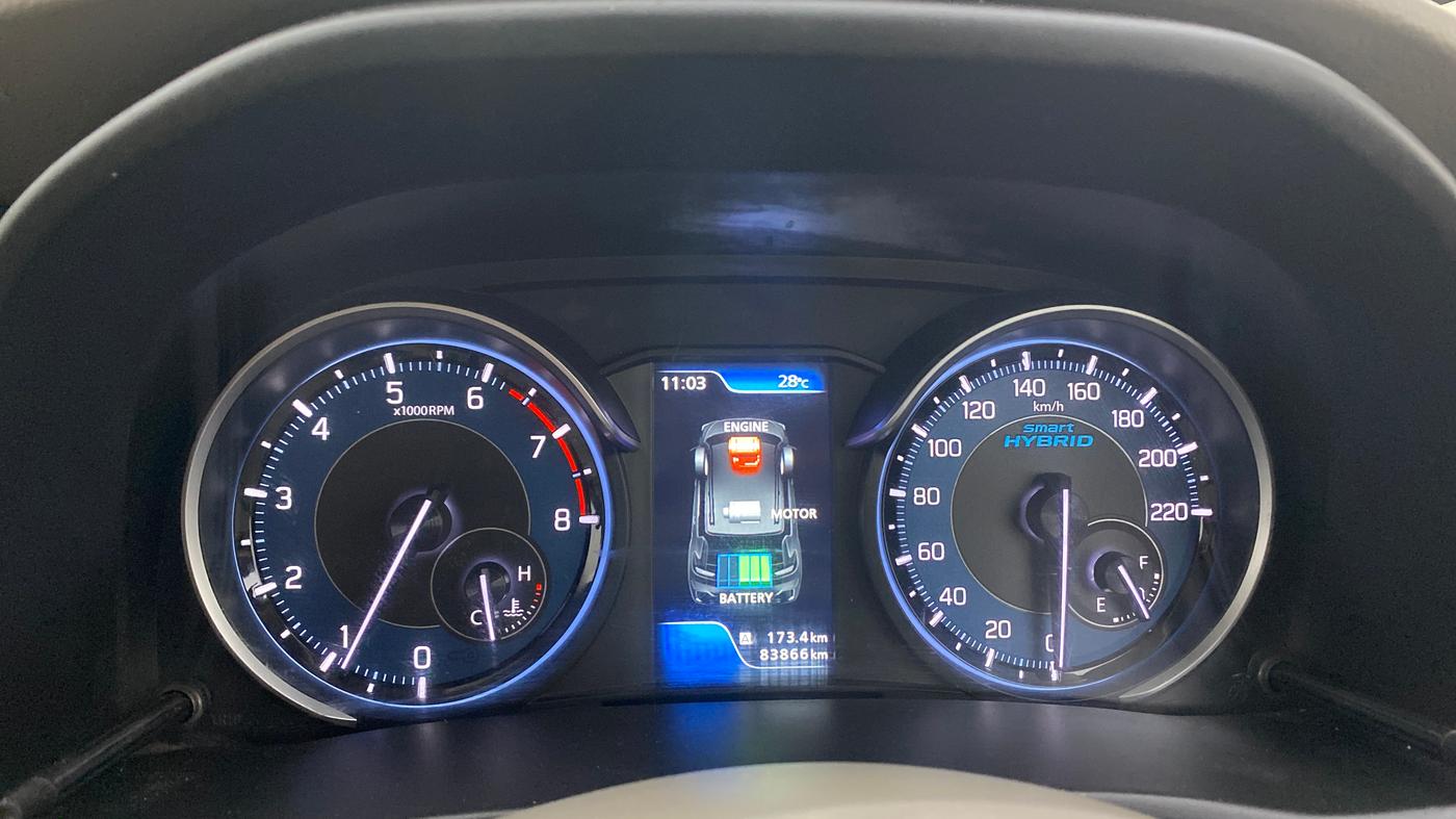 2020 Maruti Ertiga ZXI+ SHVS, Petrol, Manual, 83,865 km, Odometer Image