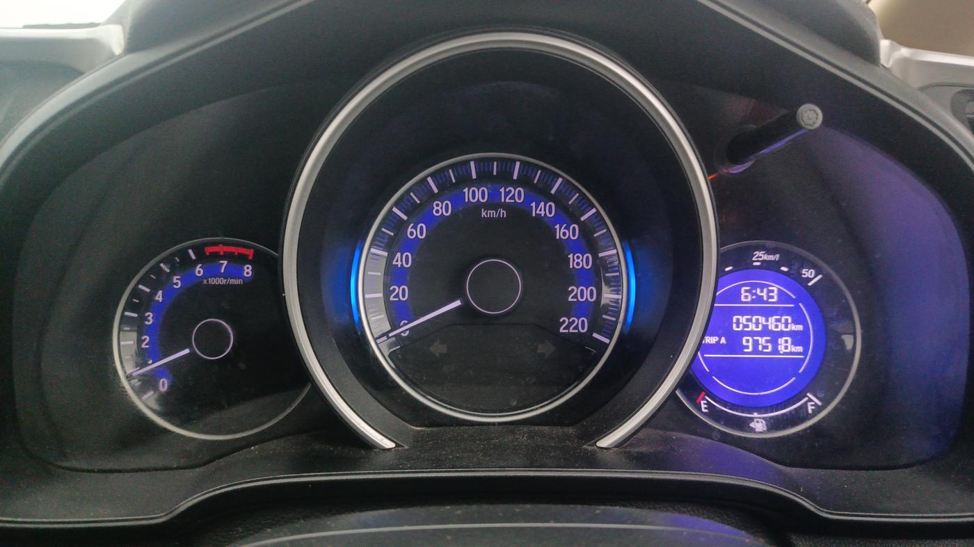 2015 Honda Jazz 1.2L I-VTEC SV, Petrol, Manual, 50,457 km, Odometer Image