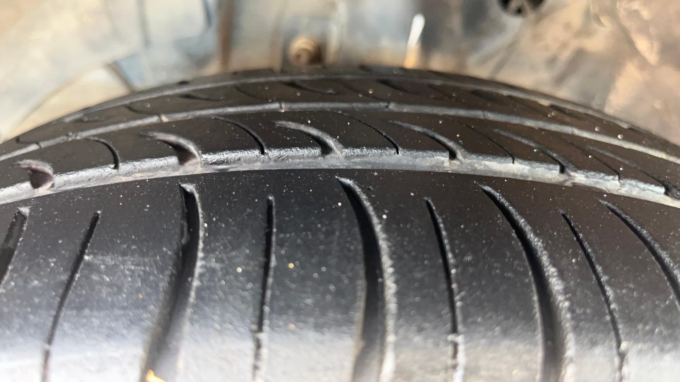 2021 Toyota Glanza G CVT, Petrol, Automatic, 68,895 km, Left Front Tyre Tread
