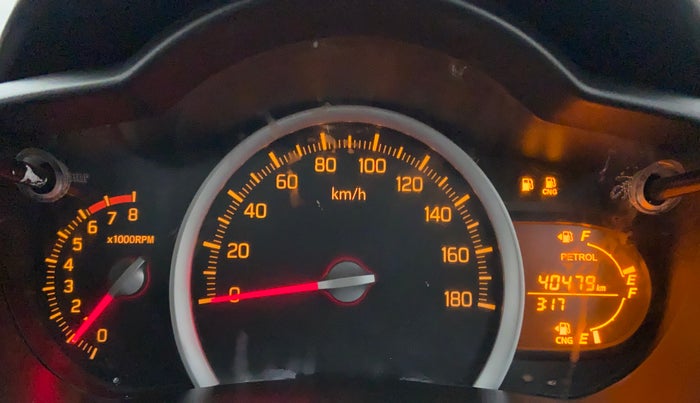 2018 Maruti Celerio VXI CNG OPT, CNG, Manual, 40,582 km, Odometer Image