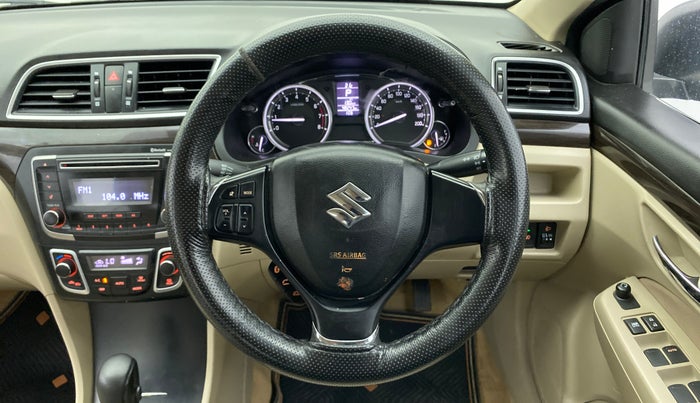 2017 Maruti Ciaz DELTA 1.4 AT PETROL, Petrol, Automatic, 48,404 km, Steering Wheel Close Up