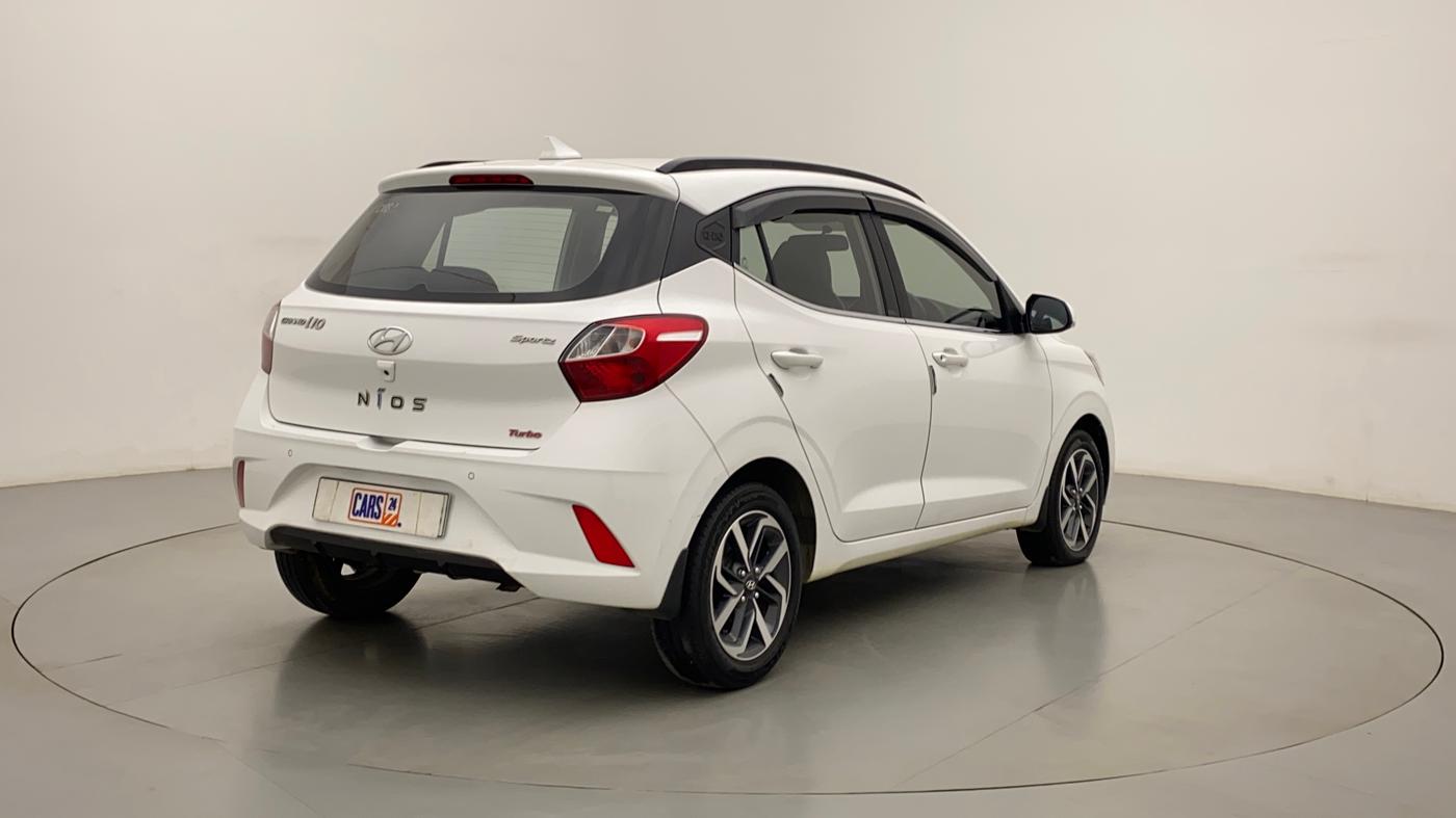 2020 Hyundai GRAND I10 NIOS SPORTZ 1.0 TURBO GDI, Petrol, Manual, 35,055 km, Right Back Diagonal