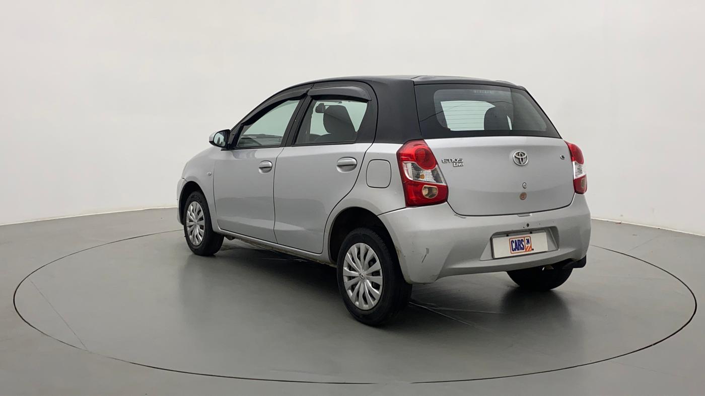 2015 Toyota Etios Liva G, CNG, Manual, 36,339 km, Left Back Diagonal