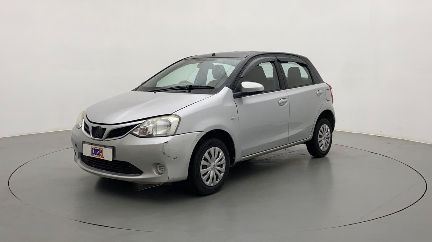 2015 Toyota Etios Liva G, CNG, Manual, 36,339 km, Left Front Diagonal