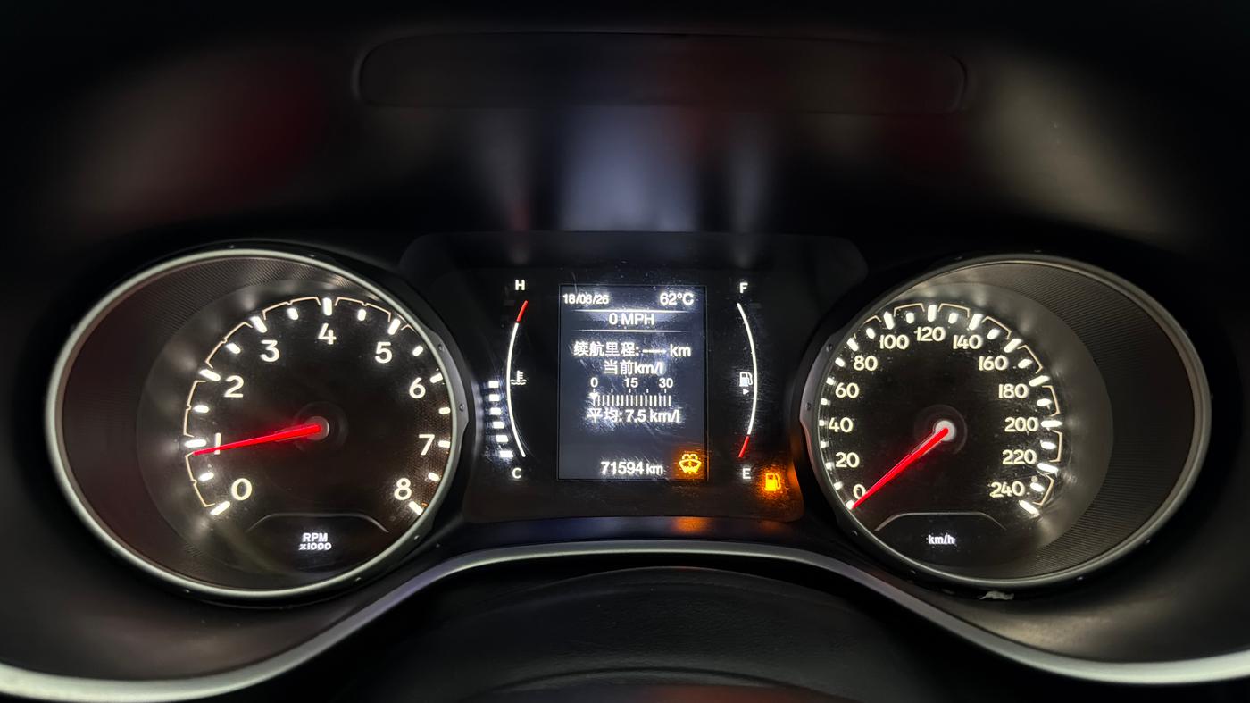 2018 Jeep Compass SPORT 1.4 PETROL, Petrol, Manual, 71,584 km, Odometer Image