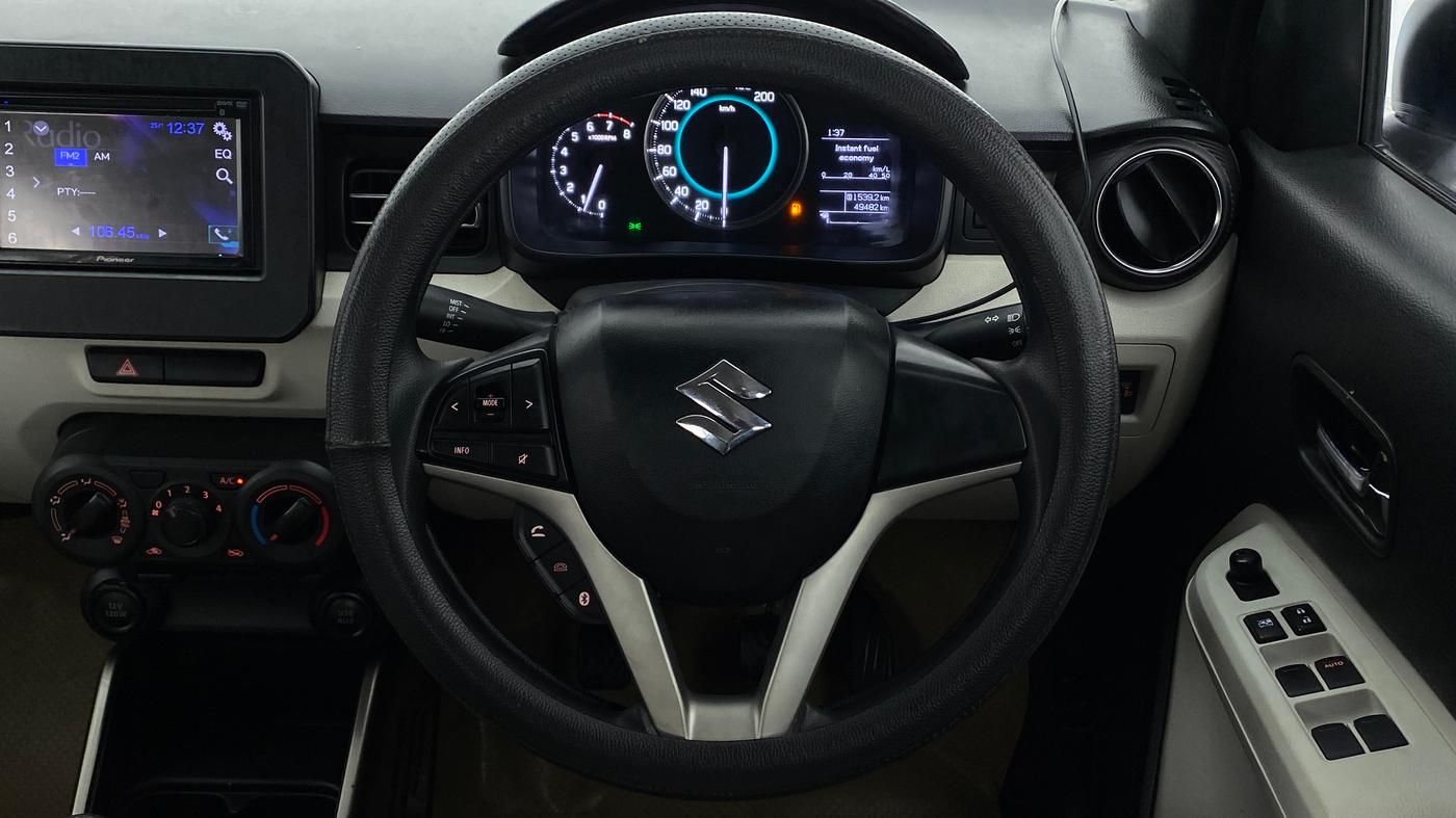 2018 Maruti IGNIS DELTA 1.2 K12, Petrol, Manual, 49,562 km, Steering Wheel Close Up