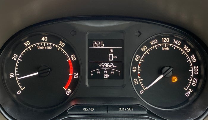 2016 Skoda Rapid 1.6 MPI MT STYLE PLUS, Petrol, Manual, 46,030 km, Odometer Image