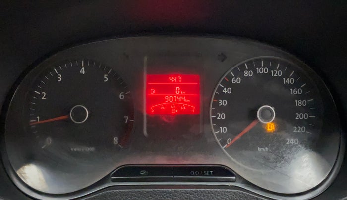 2012 Volkswagen Polo TRENDLINE 1.2L PETROL, Petrol, Manual, 90,744 km, Odometer Image