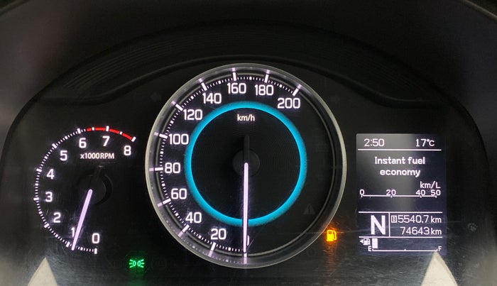 2017 Maruti IGNIS ZETA 1.2 AMT, Petrol, Automatic, 74,979 km, Odometer Image