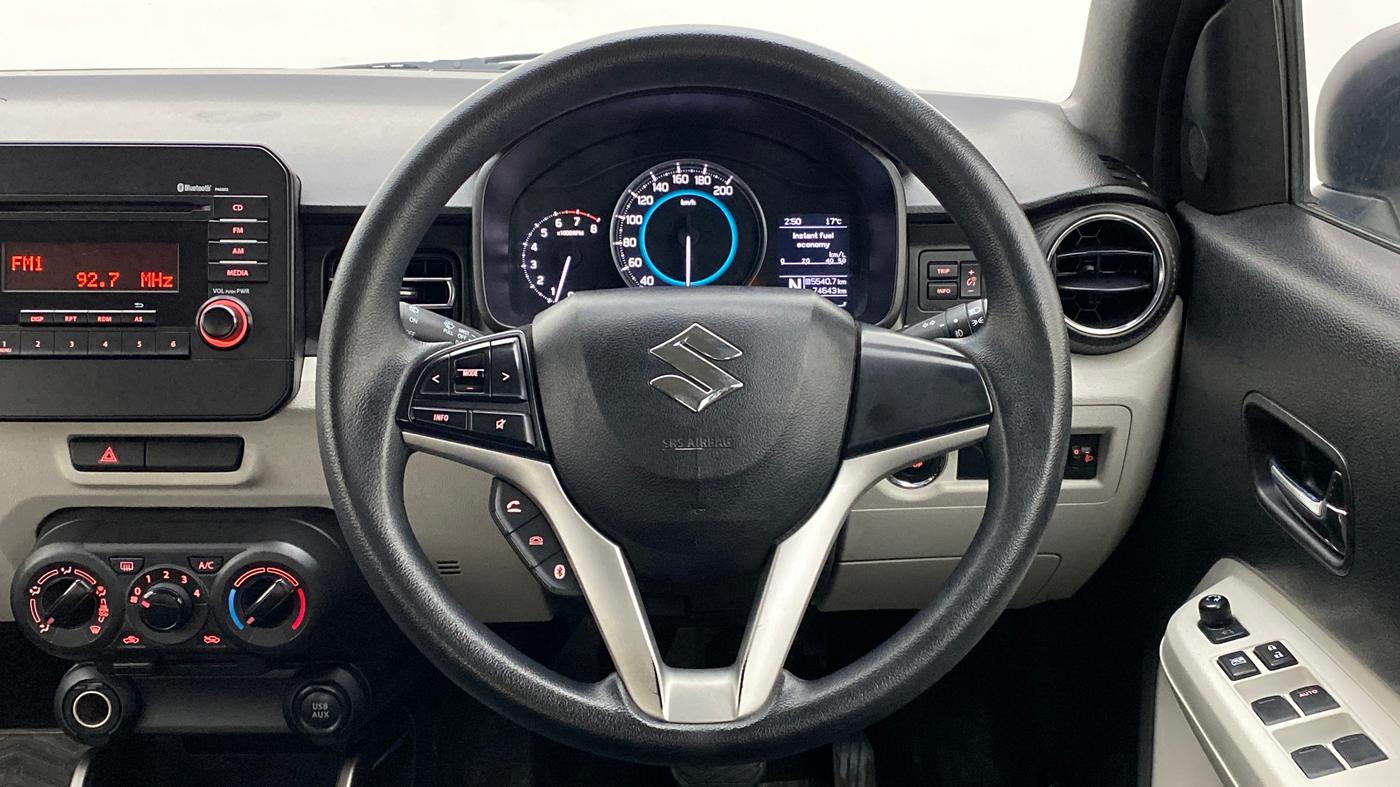 2017 Maruti IGNIS ZETA 1.2 AMT, Petrol, Automatic, 74,979 km, Steering Wheel Close Up