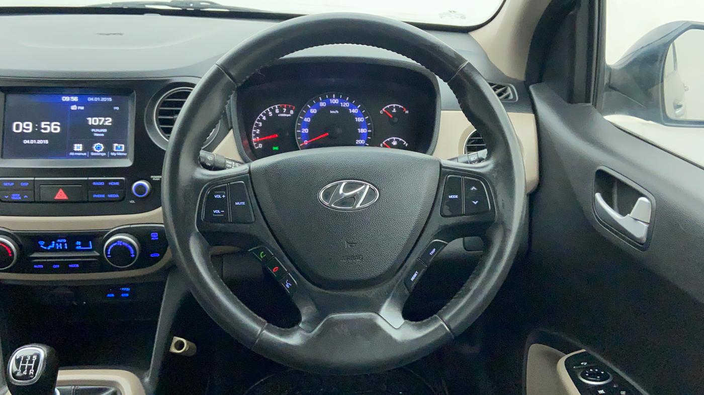 2017 Hyundai Grand i10 ASTA 1.2 KAPPA VTVT, Petrol, Manual, 110 km, Steering Wheel Close Up