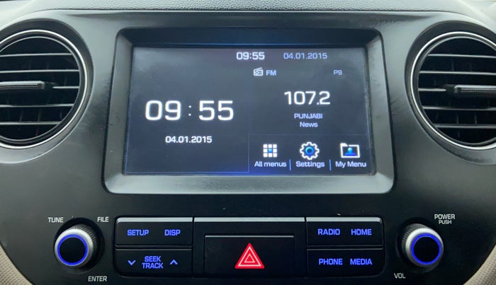 2017 Hyundai Grand i10 ASTA 1.2 KAPPA VTVT, Petrol, Manual, 110 km, Infotainment System