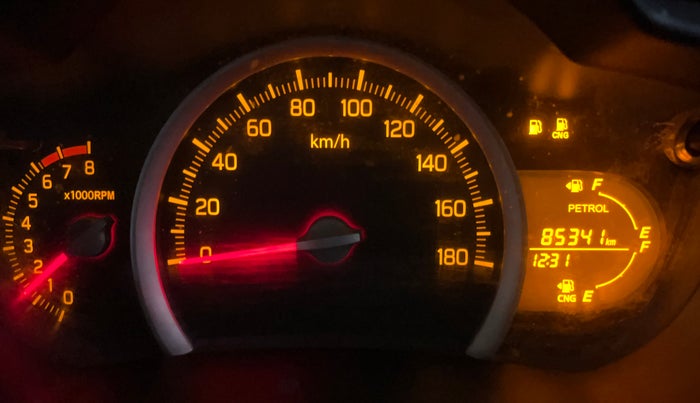 2019 Maruti Celerio VXI (O) CNG, CNG, Manual, 85,328 km, Odometer Image