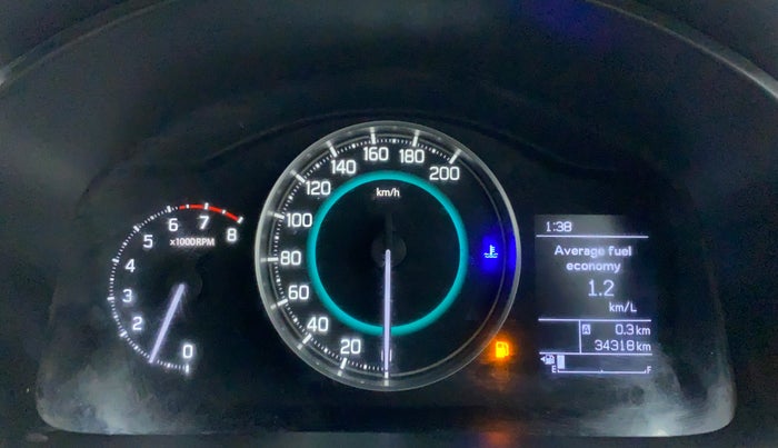 2018 Maruti IGNIS ZETA 1.2 K12, Petrol, Manual, 34,559 km, Odometer Image