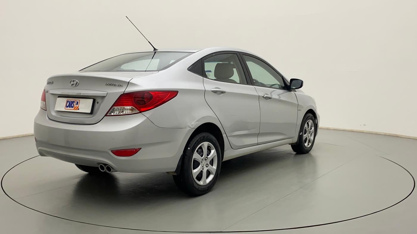2011 Hyundai Verna FLUIDIC 1.6 VTVT EX, Petrol, Manual, 55,695 km, Right Back Diagonal