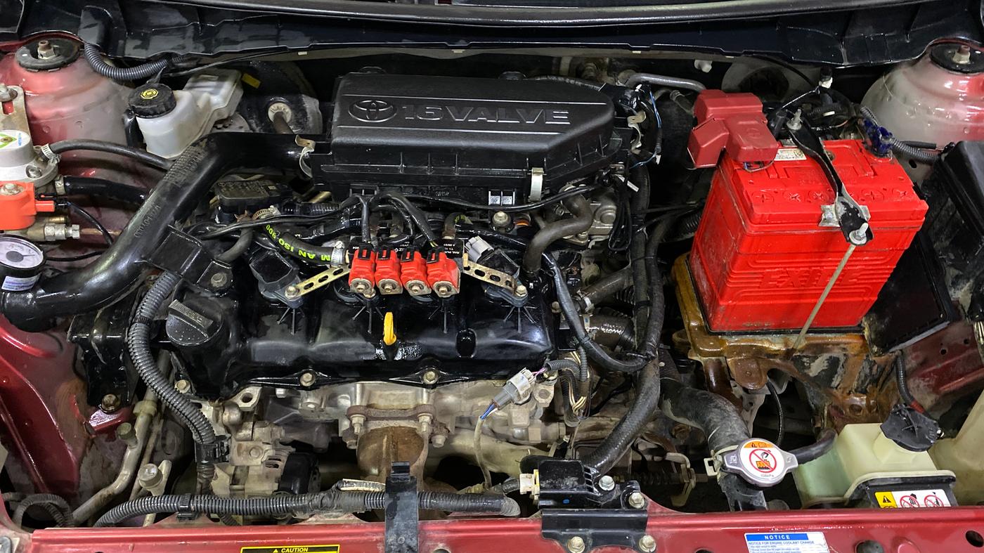 2019 Toyota Etios Liva V, CNG, Manual, 68,220 km, Engine View