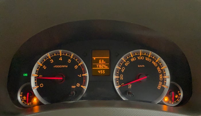 2014 Maruti Ertiga VXI CNG, CNG, Manual, 77,604 km, Odometer Image