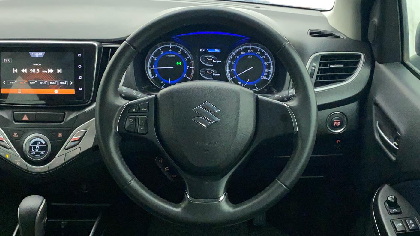 2019 Maruti Baleno ALPHA CVT PETROL 1.2, Petrol, Automatic, 29,971 km, Steering Wheel Close Up
