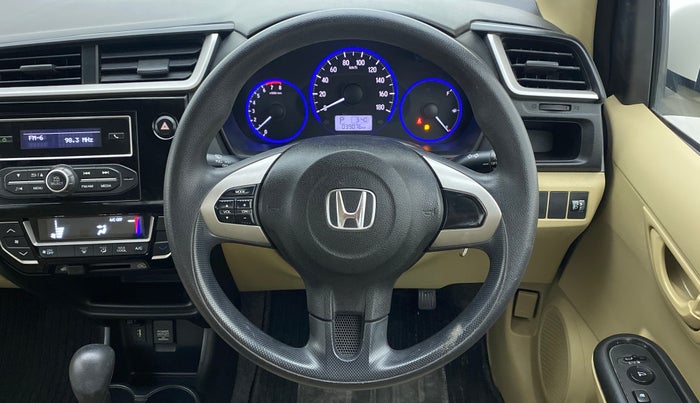 2016 Honda Amaze 1.2 SAT I VTEC, Petrol, Automatic, 39,256 km, Steering Wheel Close Up