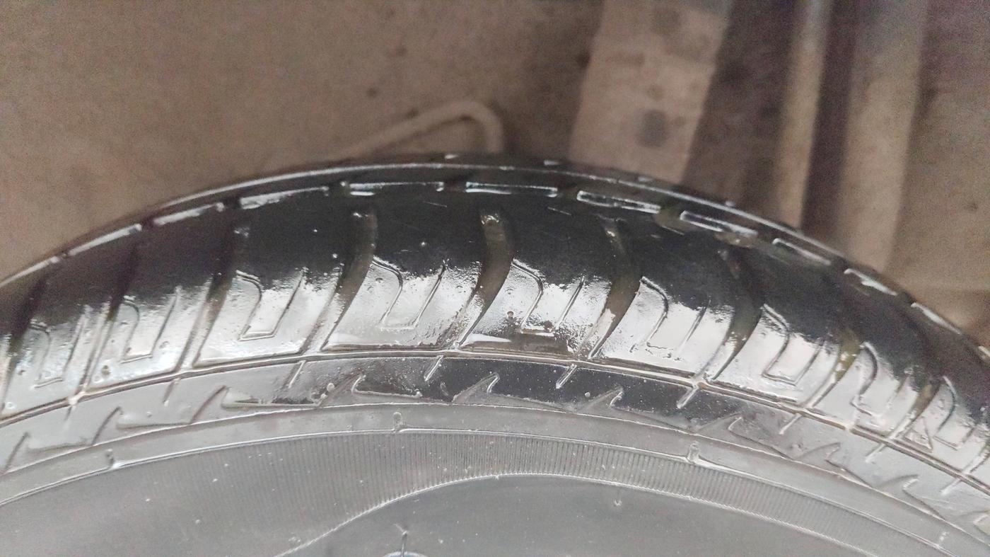2018 Datsun Go T, Petrol, Manual, 28,485 km, Left Rear Tyre Tread