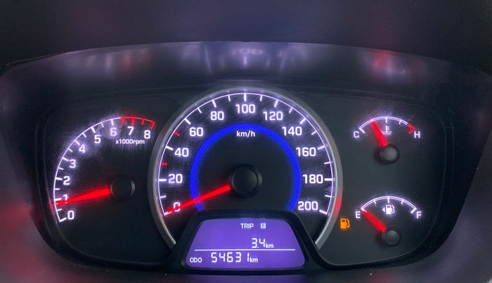 2016 Hyundai Grand i10 SPORTZ 1.2 KAPPA VTVT, Petrol, Manual, 54,631 km, Odometer Image