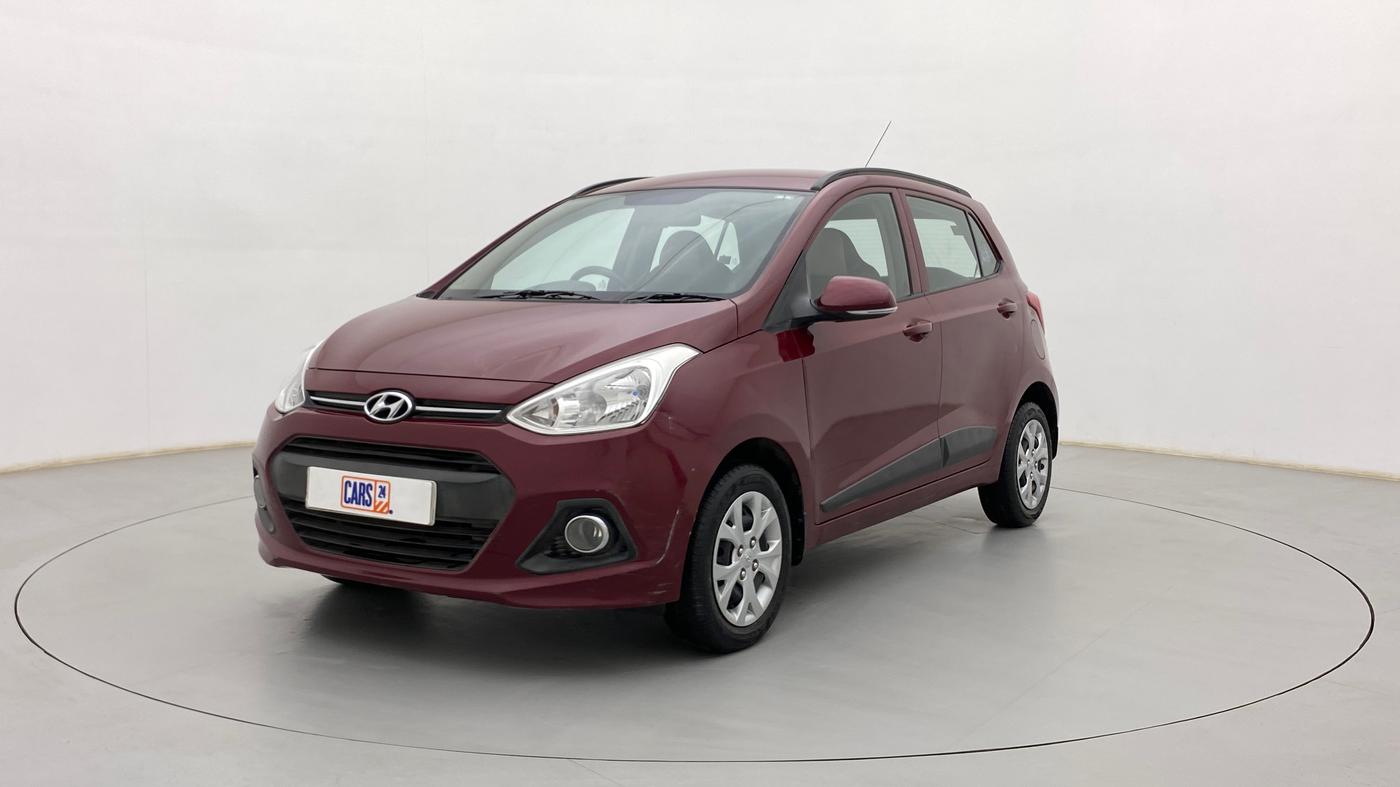 2016 Hyundai Grand i10 SPORTZ 1.2 KAPPA VTVT, Petrol, Manual, 54,631 km, Left Front Diagonal