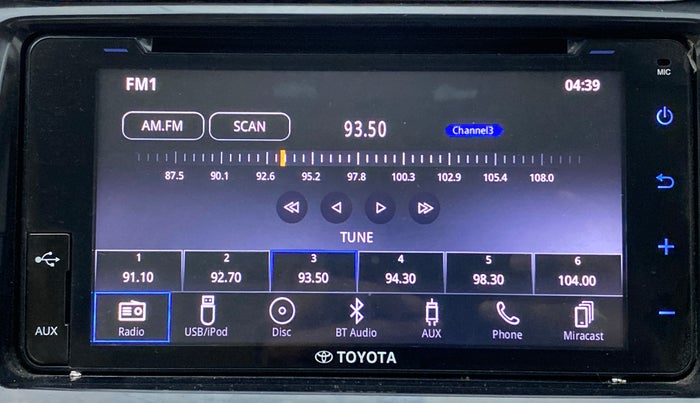 2018 Toyota YARIS G MT, Petrol, Manual, 22,251 km, Infotainment System